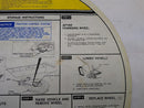 Cadillac Allante Spare Wheel Instruction Sheet-4