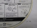 Cadillac Allante Spare Wheel Instruction Sheet-6