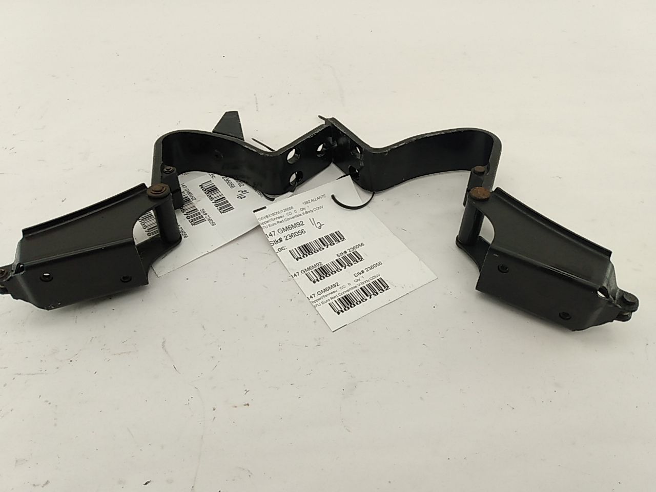 Cadillac Allante Pair of Right and Left Tonneau Hinges