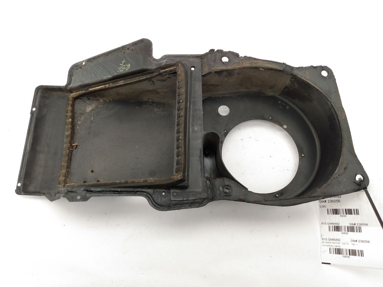 Cadillac Allante Blower Motor Shroud