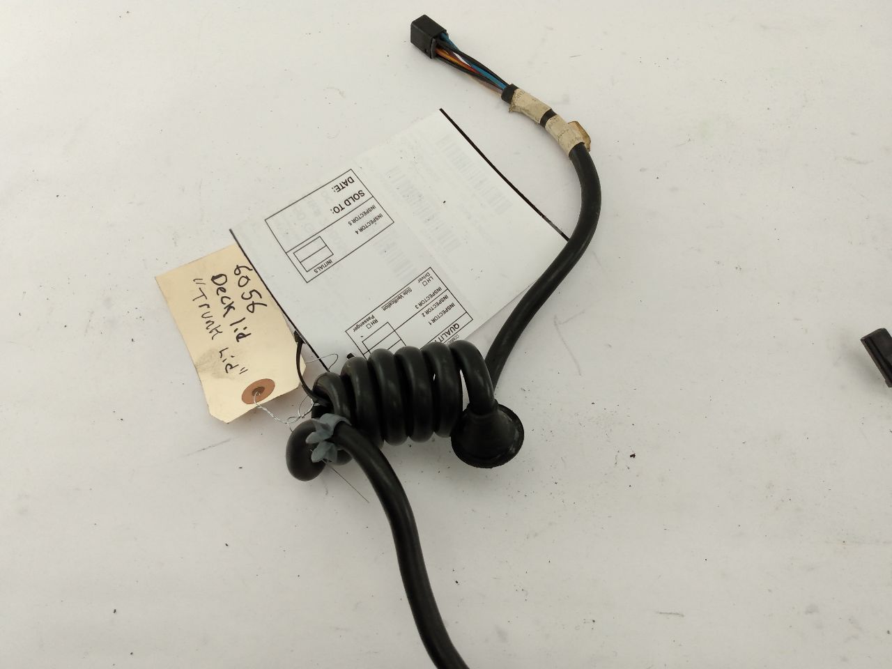 Cadillac Allante Trunk Lid Wire Harness