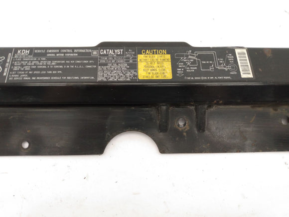 Cadillac Allante Radiator Support Cover