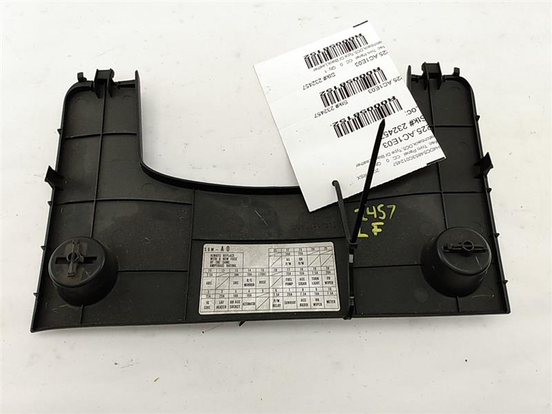 Acura RSX Front Left Under Dash Fuse Box Cover Trim