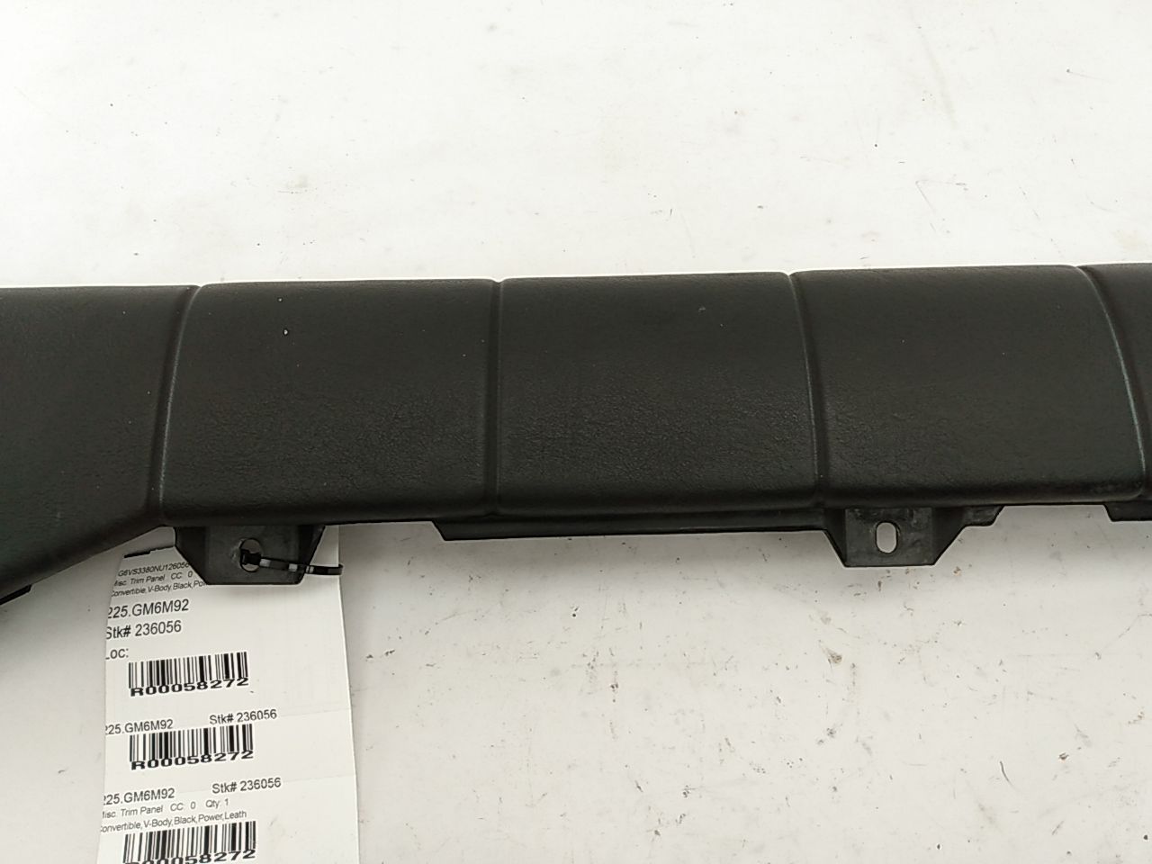 Cadillac Allante Front Right Upper Door Trim Panel