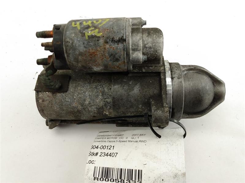 Saturn Sky Starter Motor