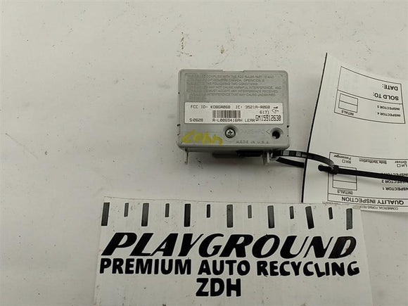 Saturn Sky Keyless Entry Receiver Theft Locking Control Module