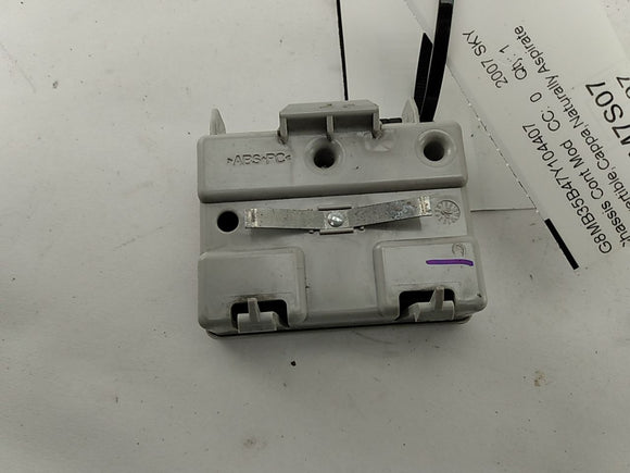 Saturn Sky Keyless Entry Receiver Theft Locking Control Module