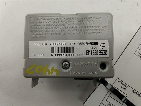 Saturn Sky Keyless Entry Receiver Theft Locking Control Module