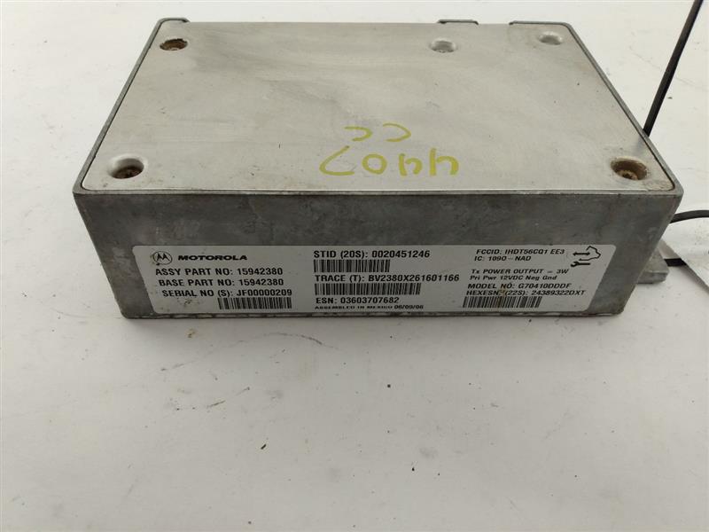 Saturn Sky OnStar Communication Control Module