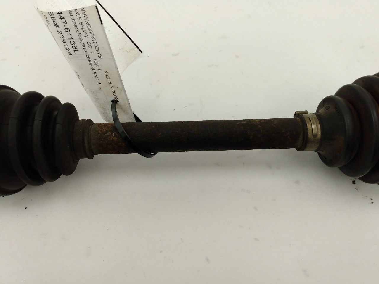 Mini Cooper S Front Left Axle Shaft