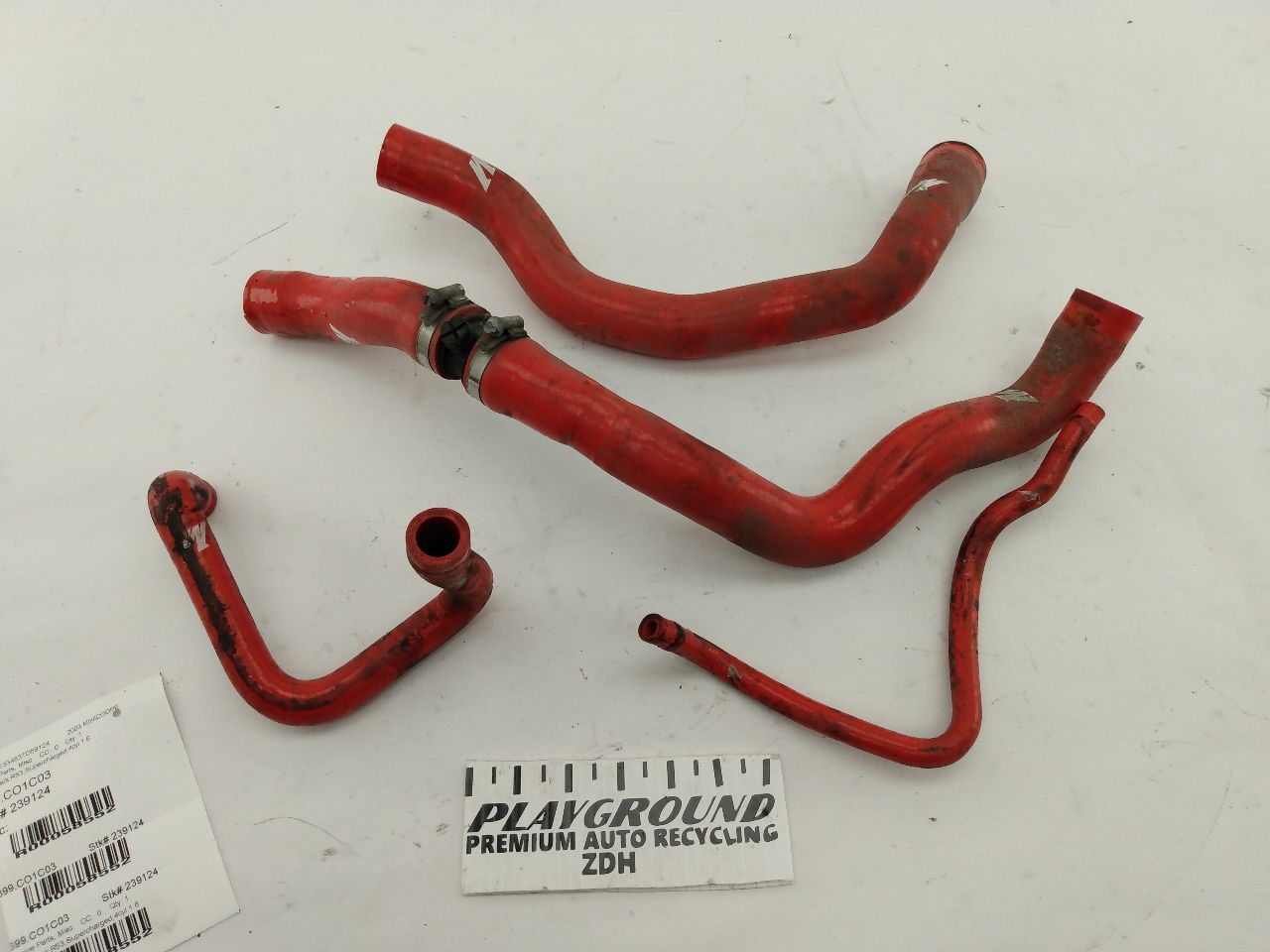 Mini Cooper S Red Coolant Hose Set