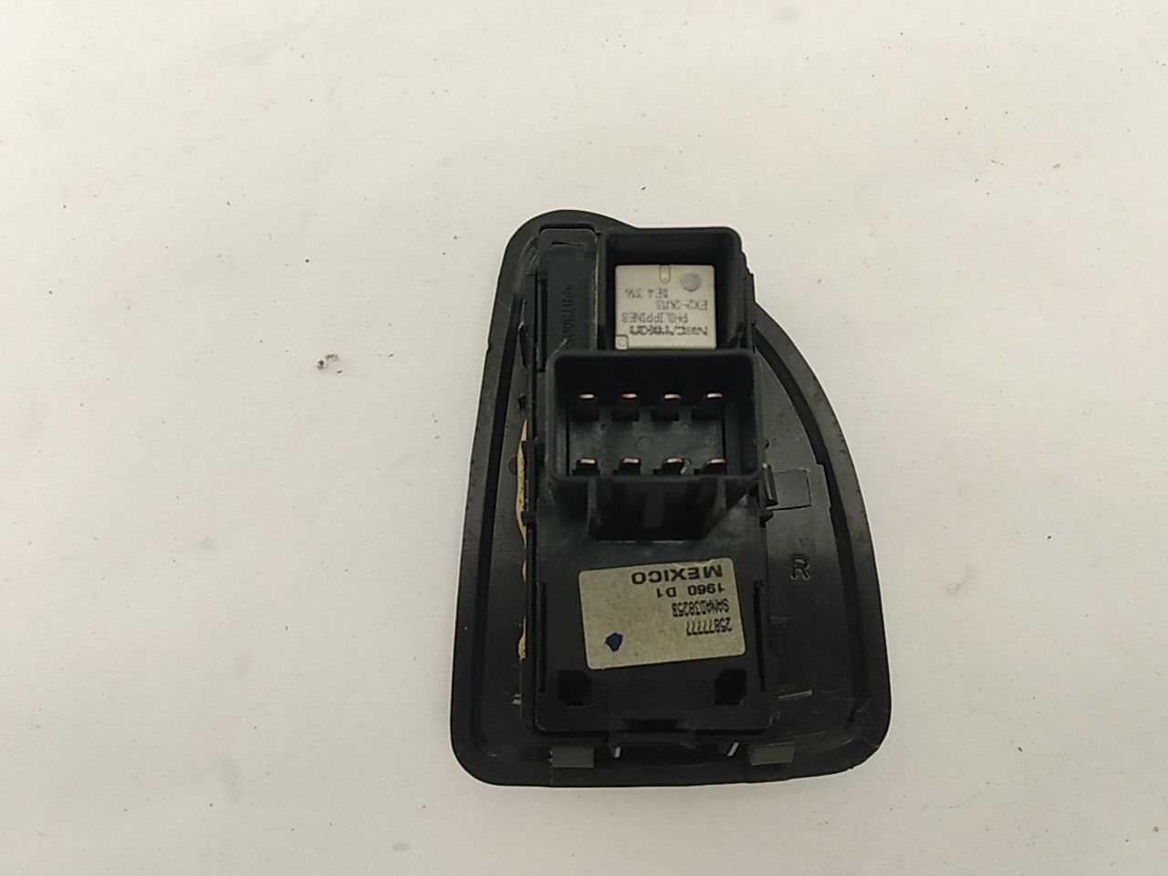 Chevrolet Silverado Rear Right Door Window Switch