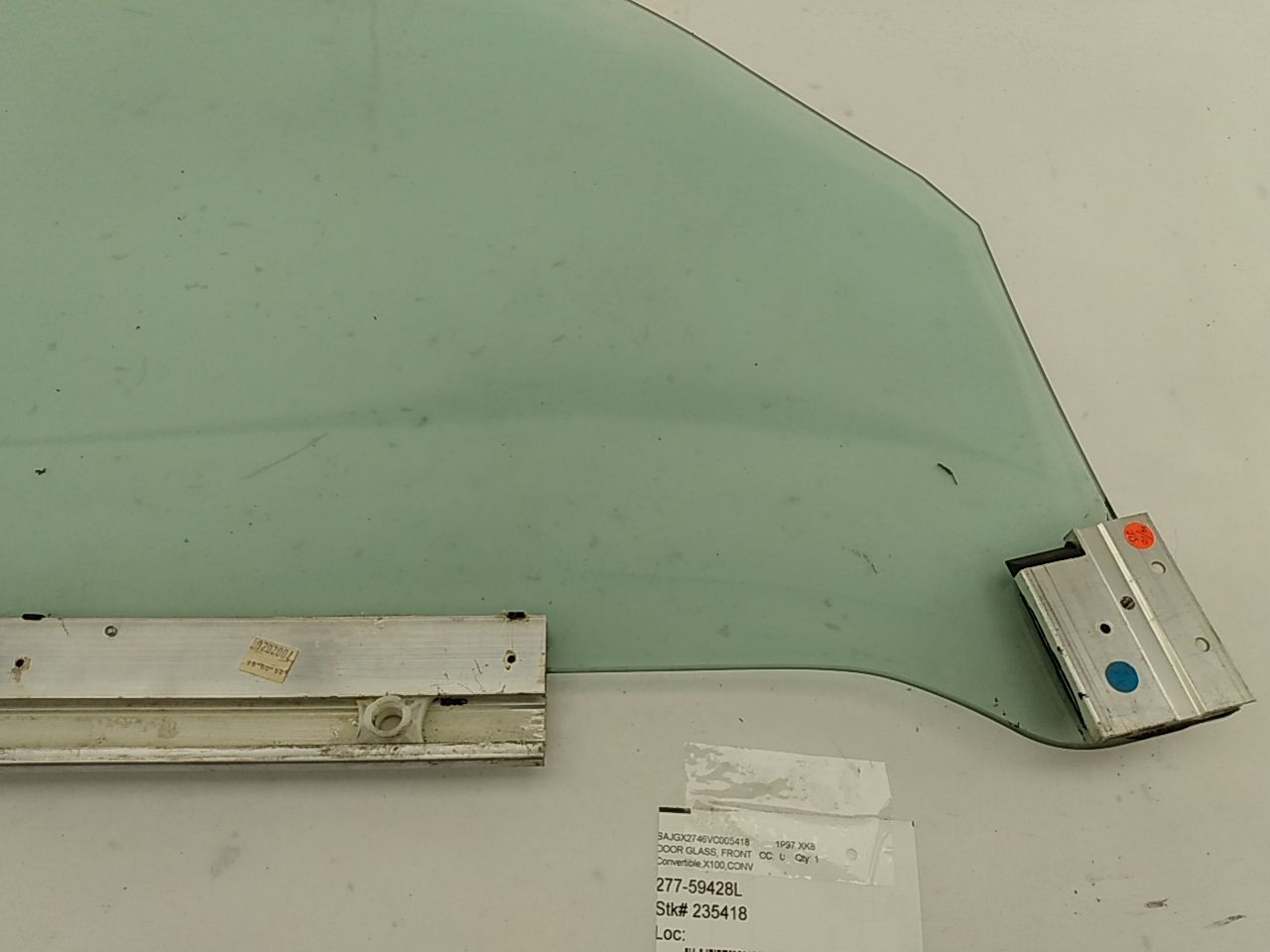 Jaguar XK8 Front Left Door Glass