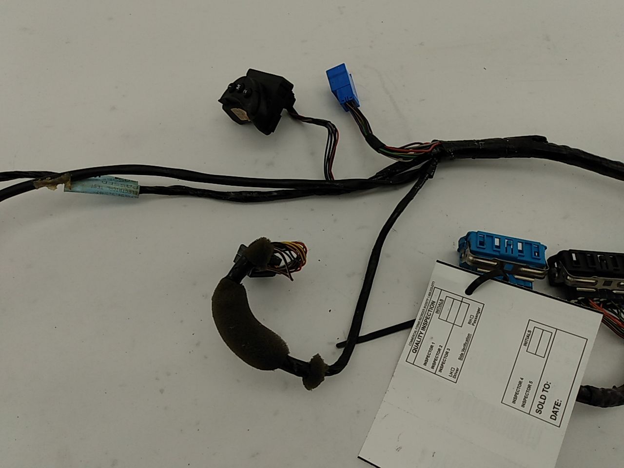 Jaguar XK8 Front Left Door Wiring Harness