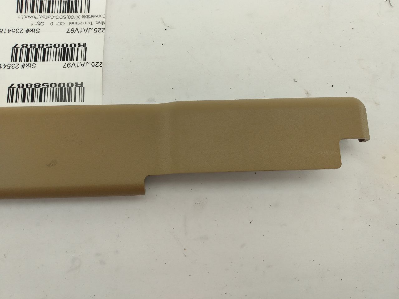 Jaguar XK8 Front Right Seat Rail Cover Trim