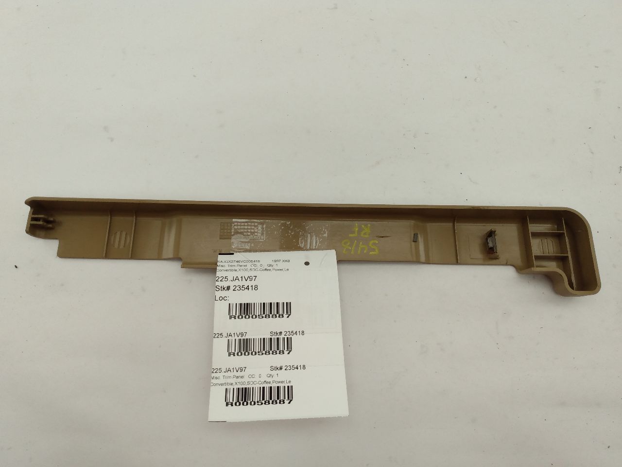 Jaguar XK8 Front Right Seat Rail Cover Trim