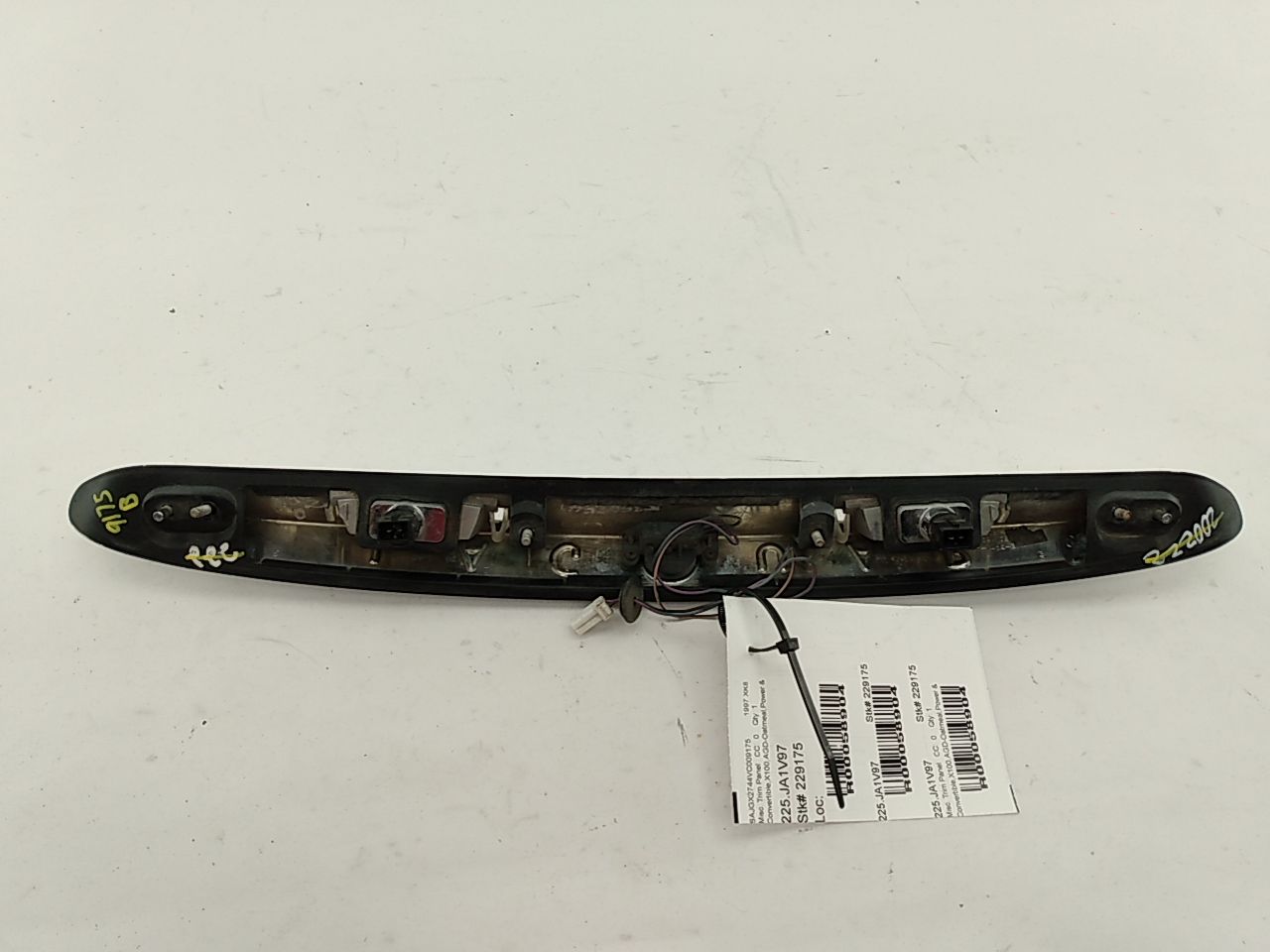 Jaguar XK8 License Plate Light Holder Trim