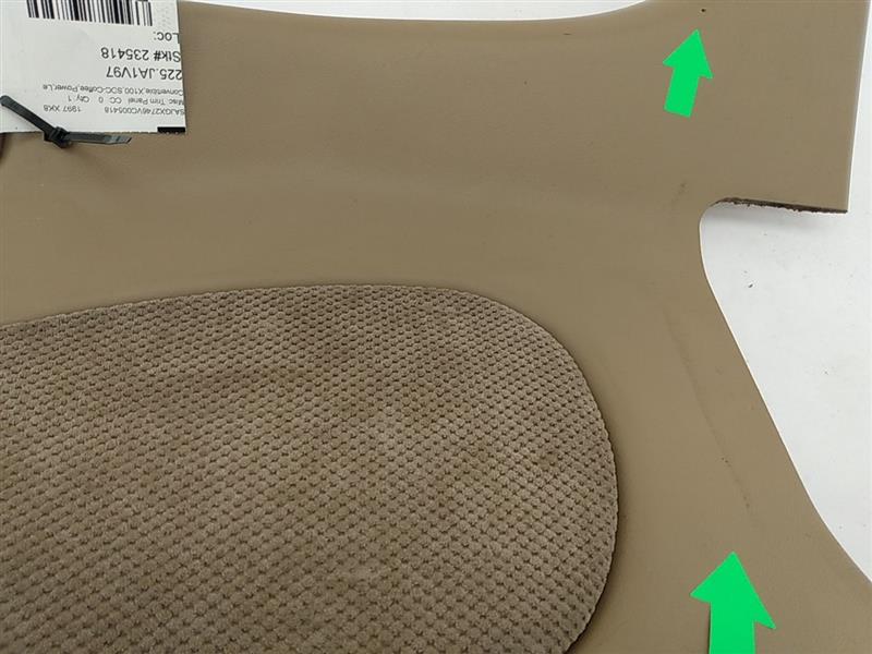 Jaguar XK8 Rear Left Interior Quarter Trim Panel