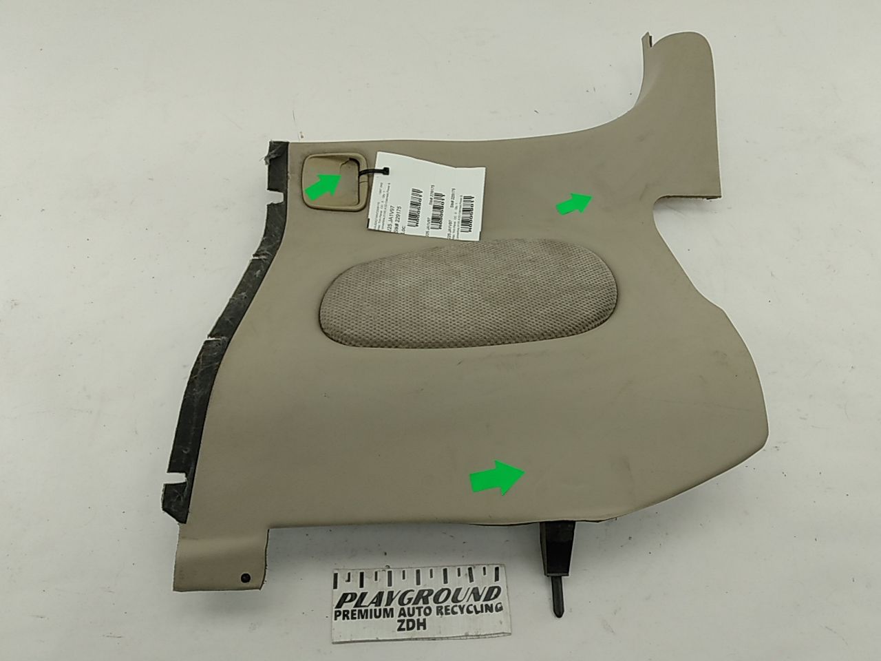 Jaguar XK8 Rear Left Interior Quarter Trim Panel