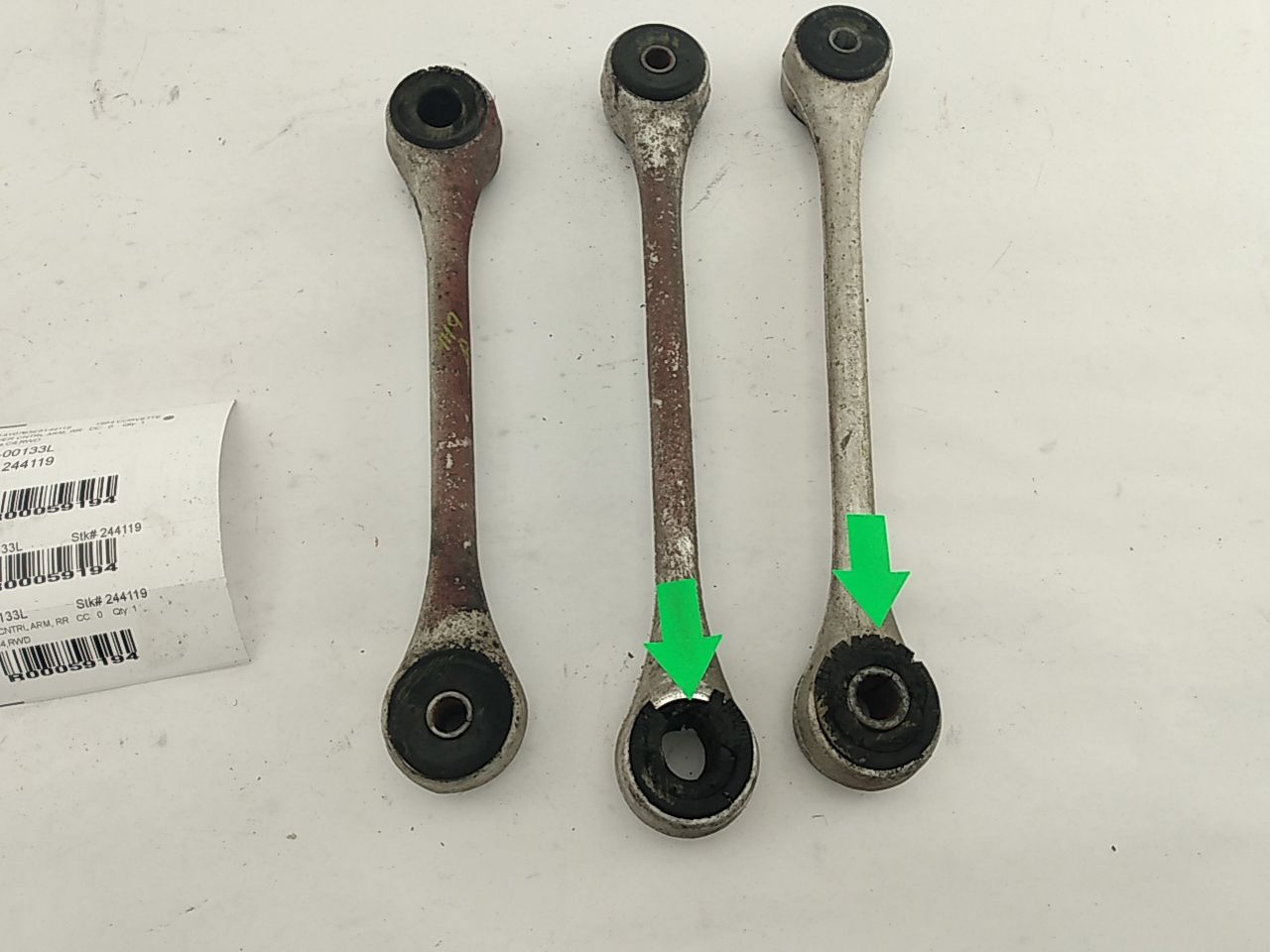 Chevrolet Corvette Set Of Rear Right Control Arms