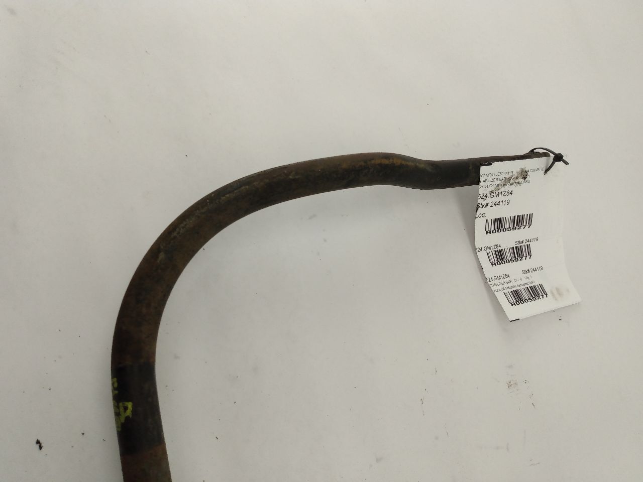 Chevrolet Corvette Rear Sway Bar