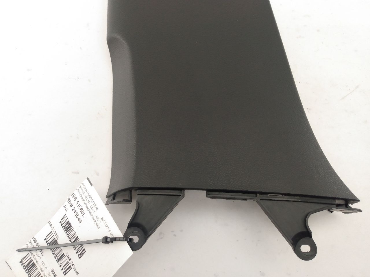 Volkswagen GTI Rear Left Interior Lower B Pillar Trim