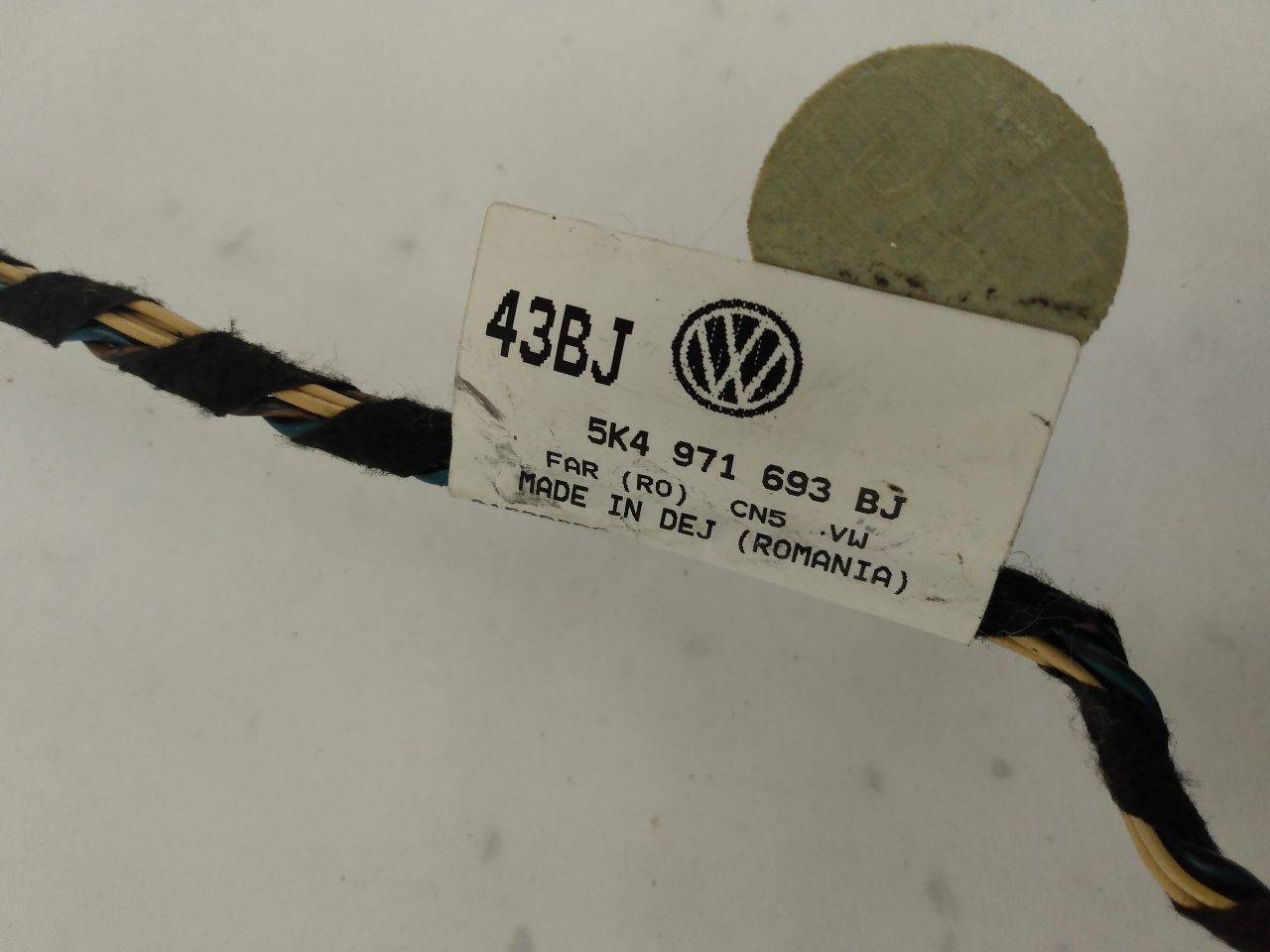 Volkswagen GTI Rear Left Door Wire Harness