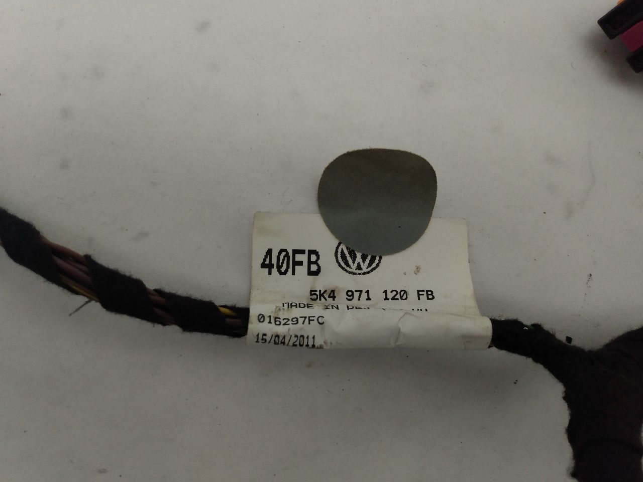 Volkswagen GTI Front Left Door Wire Harness