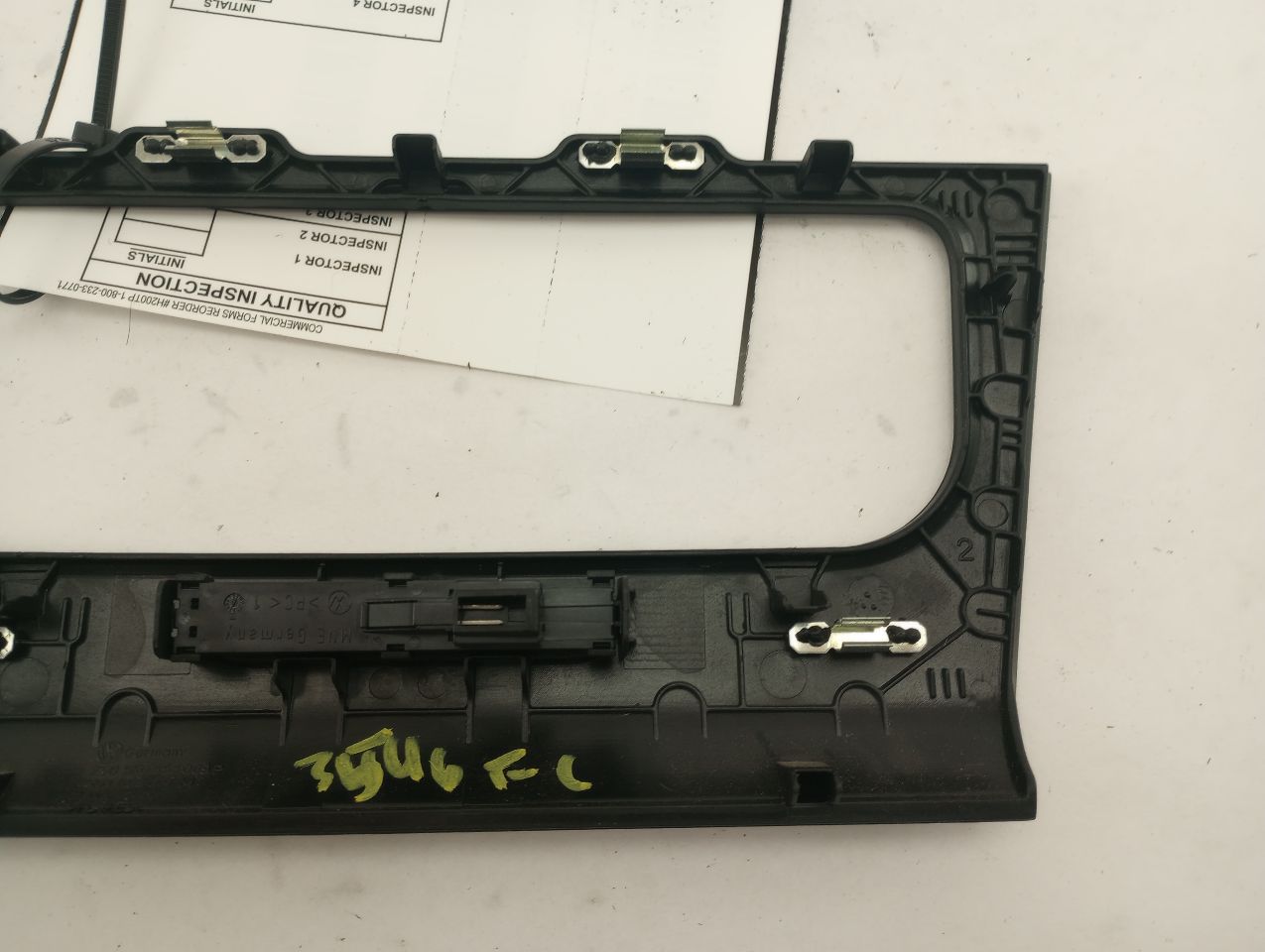 Volkswagen GTI Climate Control Bezel Trim