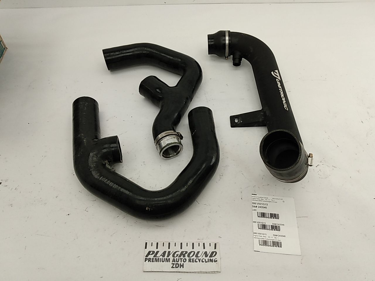 Volkswagen GTI Set Of Aftermarket Unitronic Intake And Intercooler Hoses