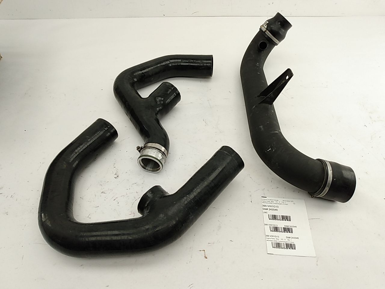 Volkswagen GTI Set Of Aftermarket Unitronic Intake And Intercooler Hoses