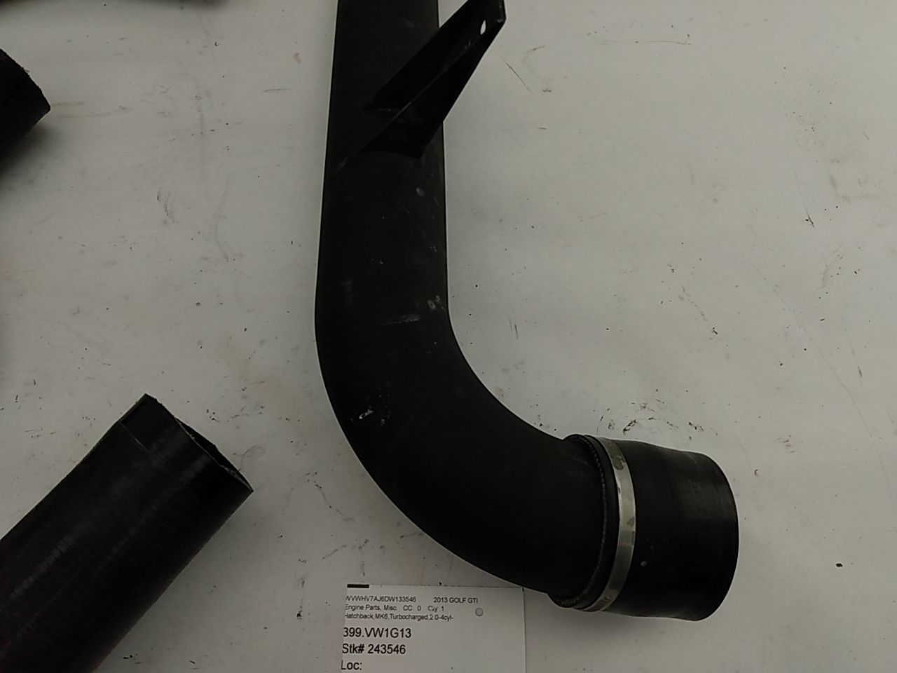 Volkswagen GTI Set Of Aftermarket Unitronic Intake And Intercooler Hoses