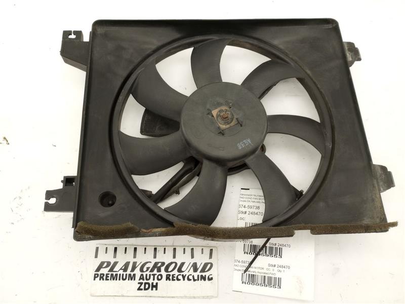 Hyundai Tiburon Front Right Radiator Cooling Fan