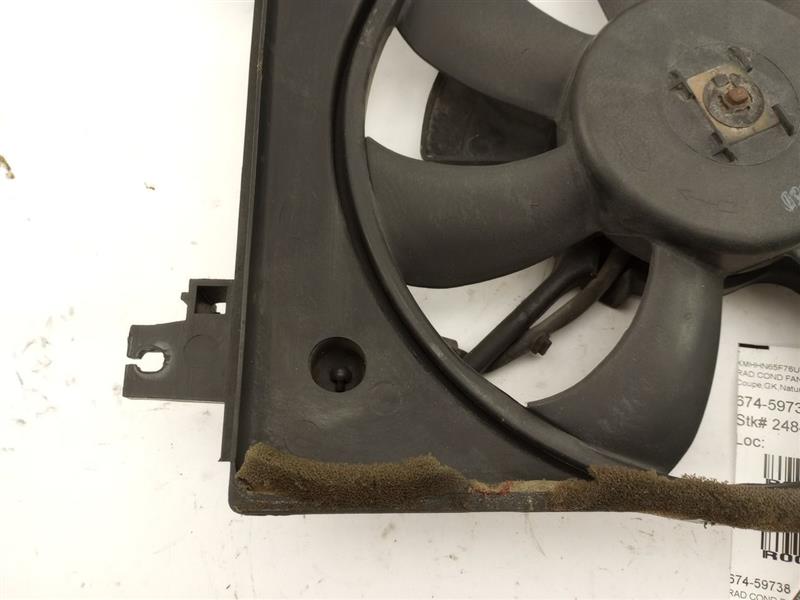 Hyundai Tiburon Front Right Radiator Cooling Fan - 0