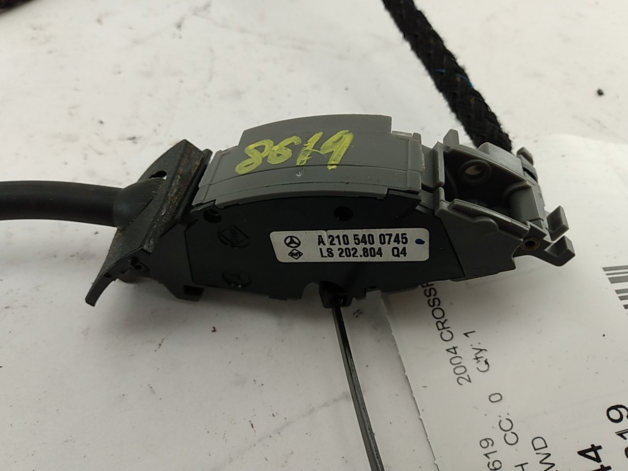 Chrysler Crossfire Cruise Control Column Switch