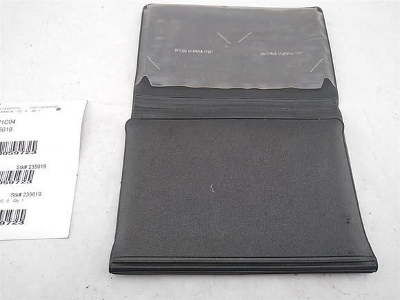 Chrysler Crossfire Owners Manual Holder