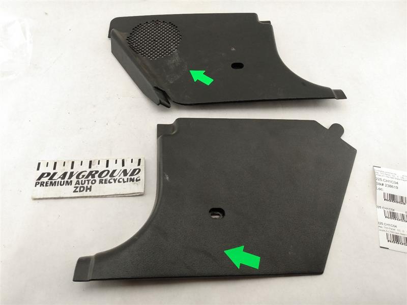Chrysler Crossfire Pair Of Front Kick Trim Panels
