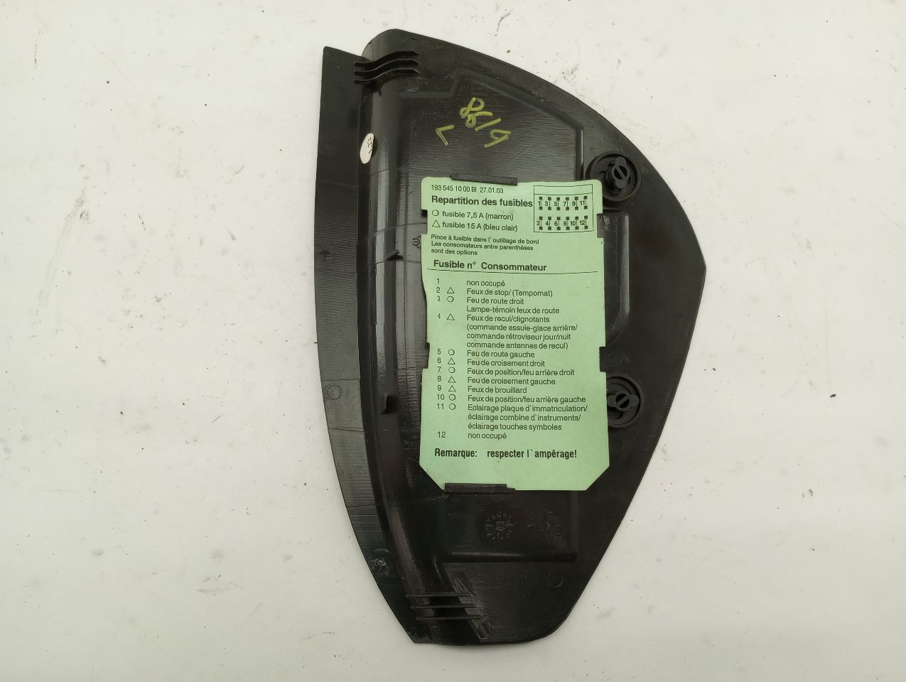 Chrysler Crossfire Pair Of Dash Instrument Panel Covers