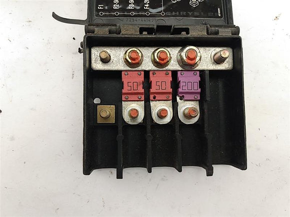 Chrysler Crossfire Fuse Box