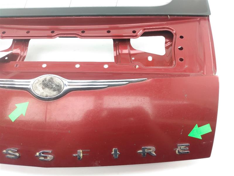 Chrysler Crossfire Hatch Lid With Glass