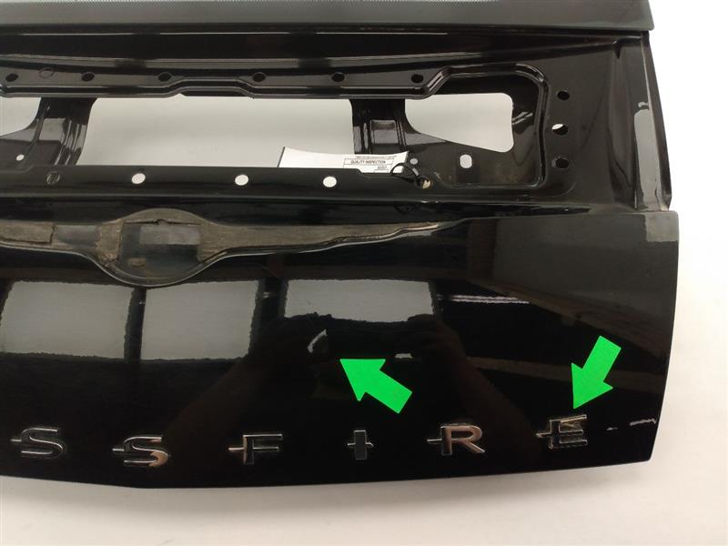 Chrysler Crossfire Hatch Lid With Glass