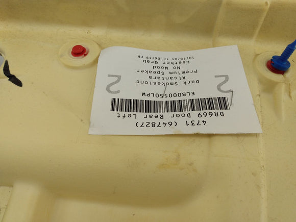 Land Rover Discovery Rear Left Interior Door Trim Panel