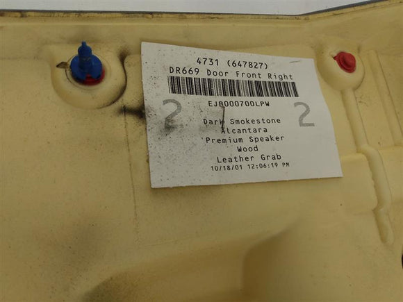 Land Rover Discovery Front Right Interrior Door Trim Panel