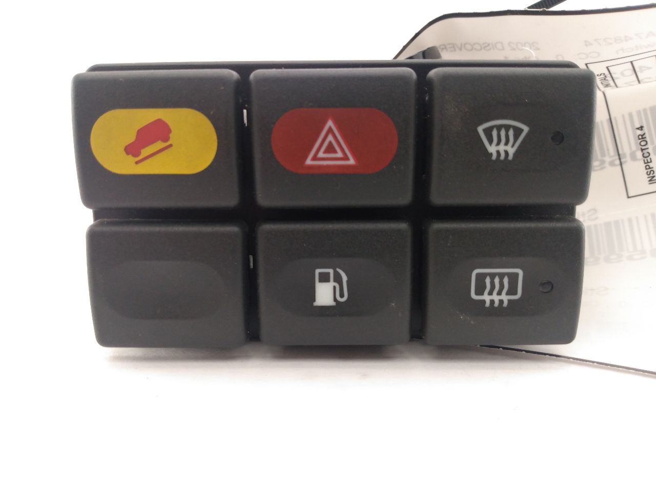 Land Rover Discovery Center Dash Facia Switches
