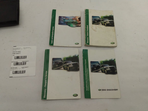Land Rover Discovery Owners Manual