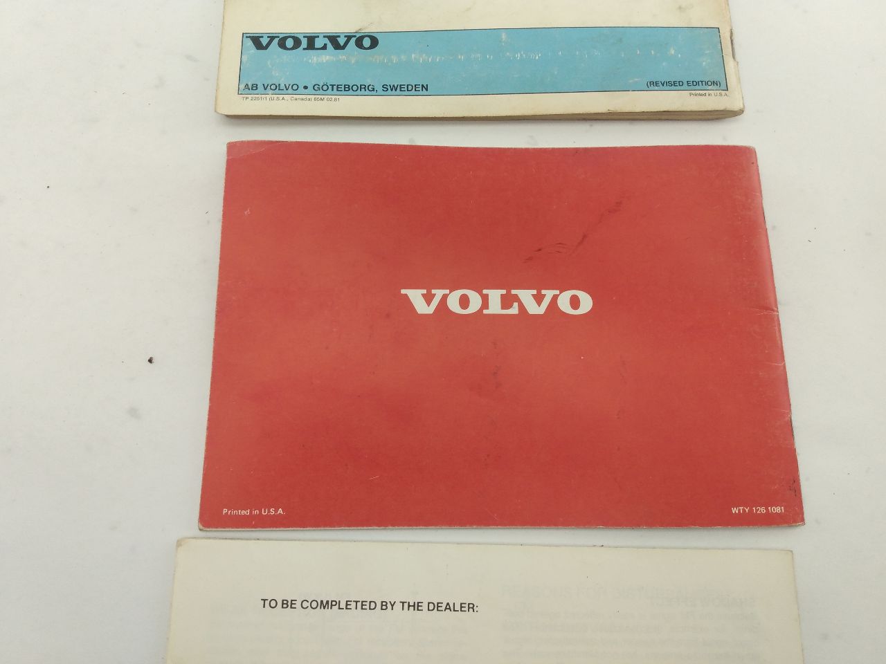 Volvo 245 Owners Manual