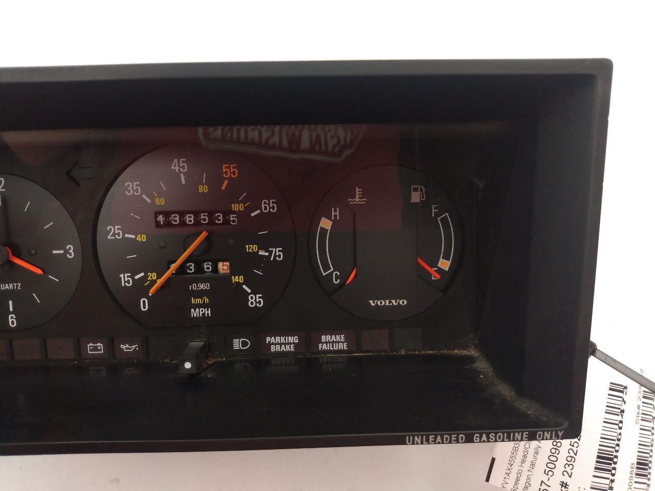 Volvo 245 Speedometer Cluster