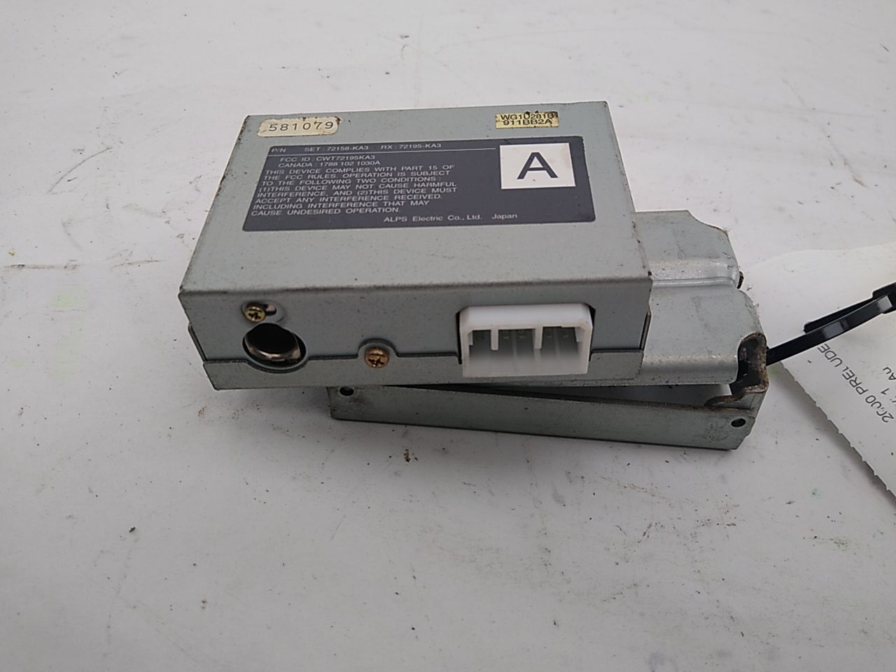 Honda Prelude Keyless Entry Control Module - 0