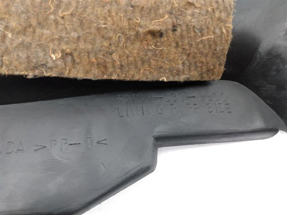 Honda Prelude Rear Right Quarter Trim Panel