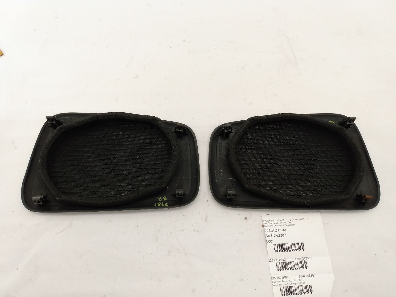 Honda Prelude Pair Of Rear Speaker Covers | Playground PAR